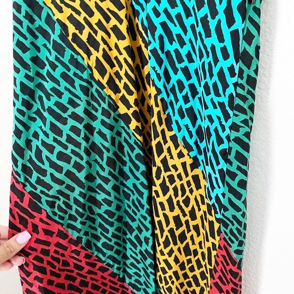 RIXO LONDON Amber Printed Silk Midi Dress - Picture 9 of 13